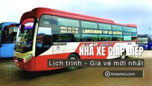 Nhà xe Giáp Diệp – Lịch trình – Giá vé mới nhất